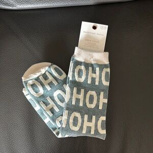 American Eagle Outfitters Crew Neck Christmas Socks HOHOHO